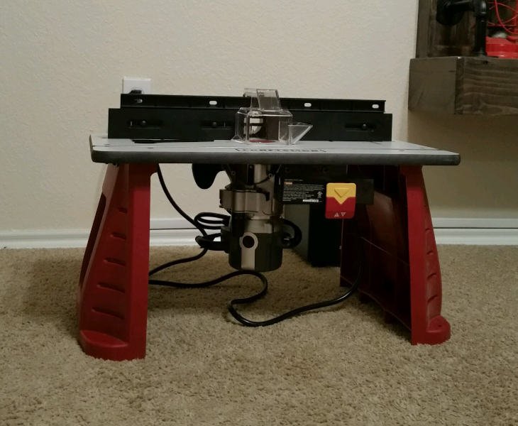 Craftsman stand alone router table.